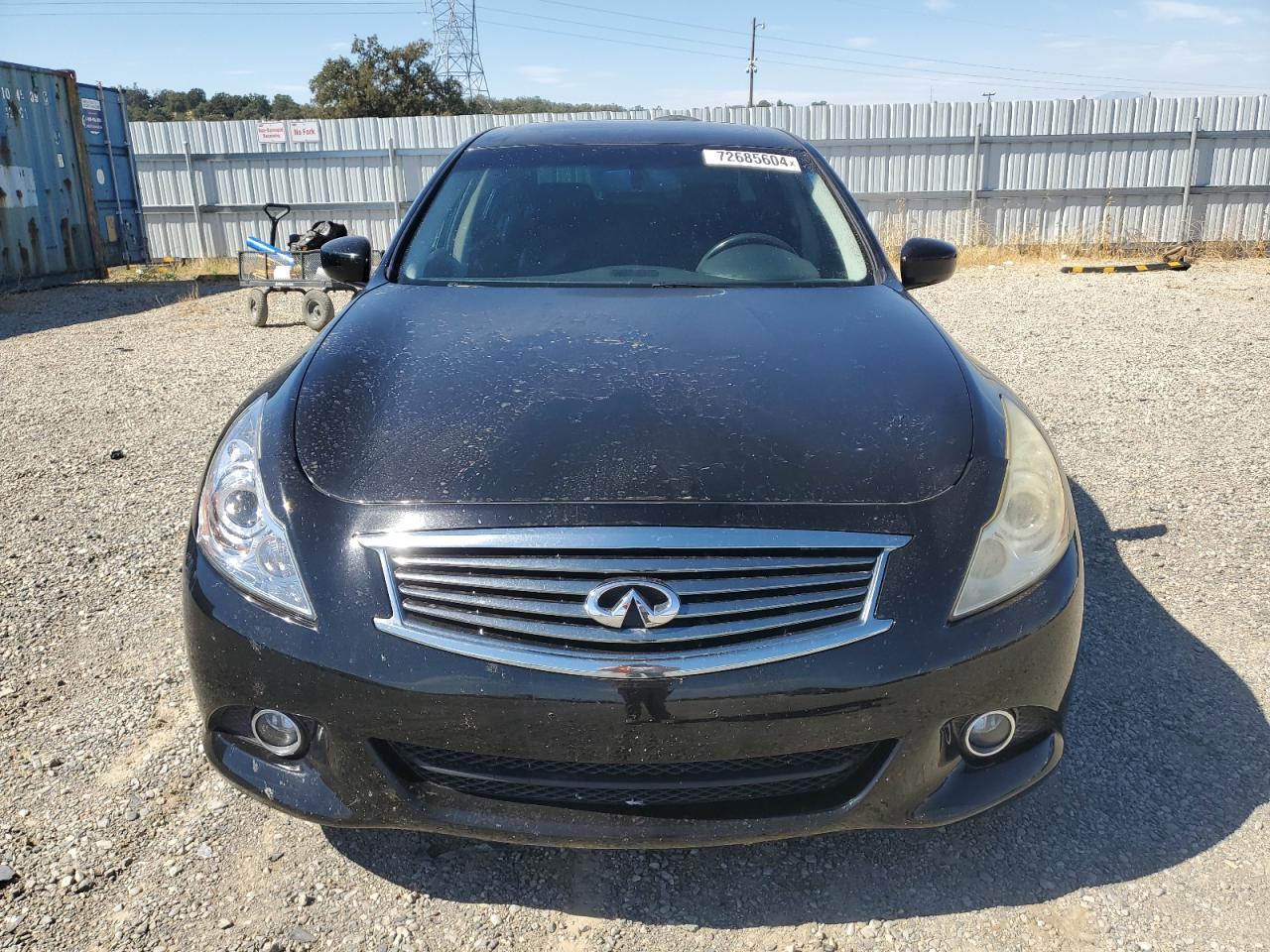 2013 Infiniti G VIN JN1CV6AP9DM304412 Copart auction photo, side damage thumbnail 5