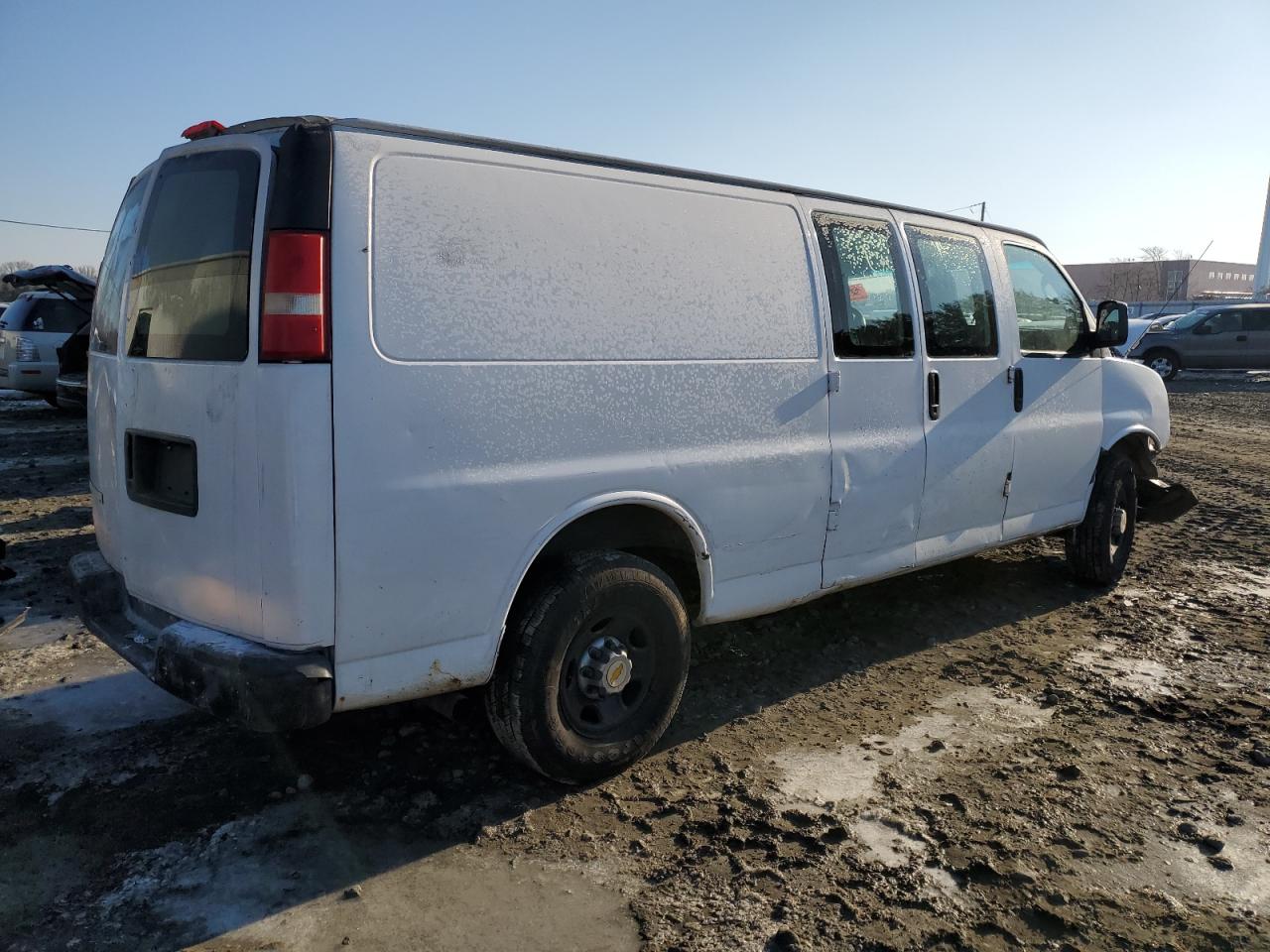 2007 Chevrolet Express VIN 1GCGG29V771139891 Copart auction photo, front end / side damage thumbnail 3