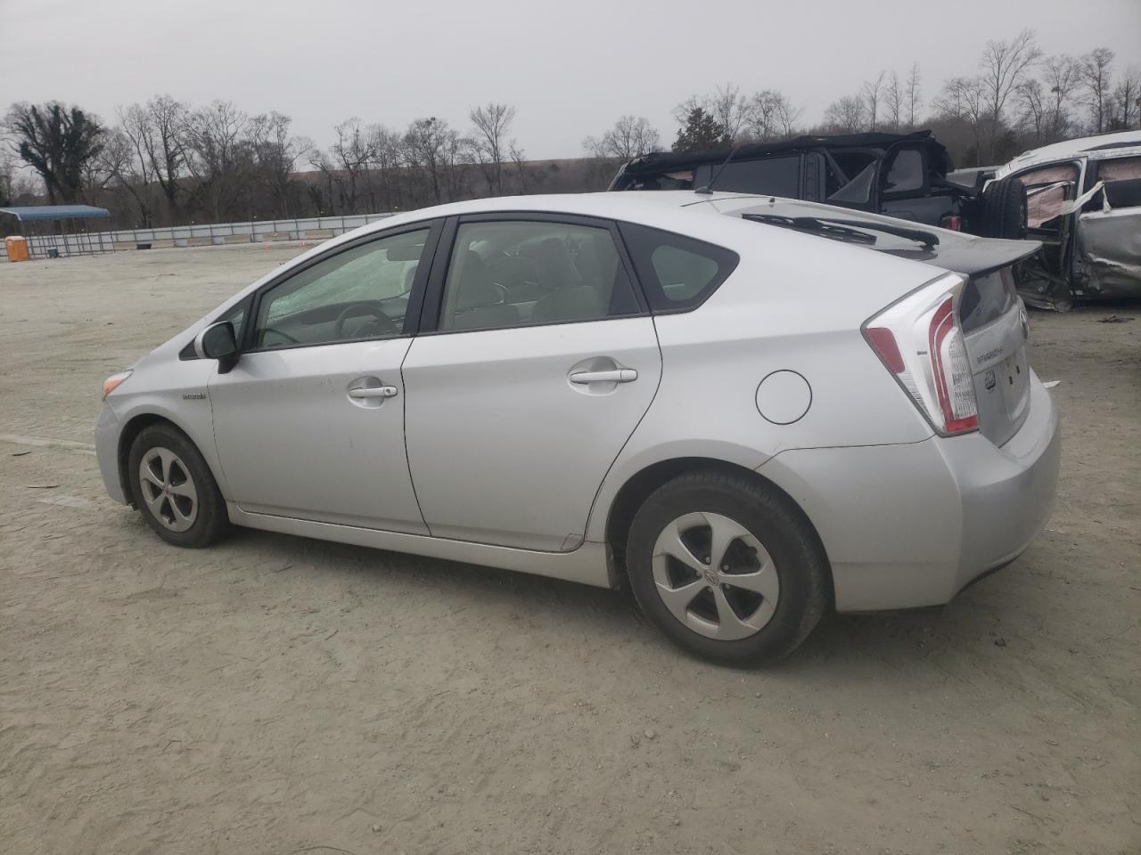 2014 Toyota Prius VIN JTDKN3DU0E0392011 Copart auction photo, all over damage thumbnail 2