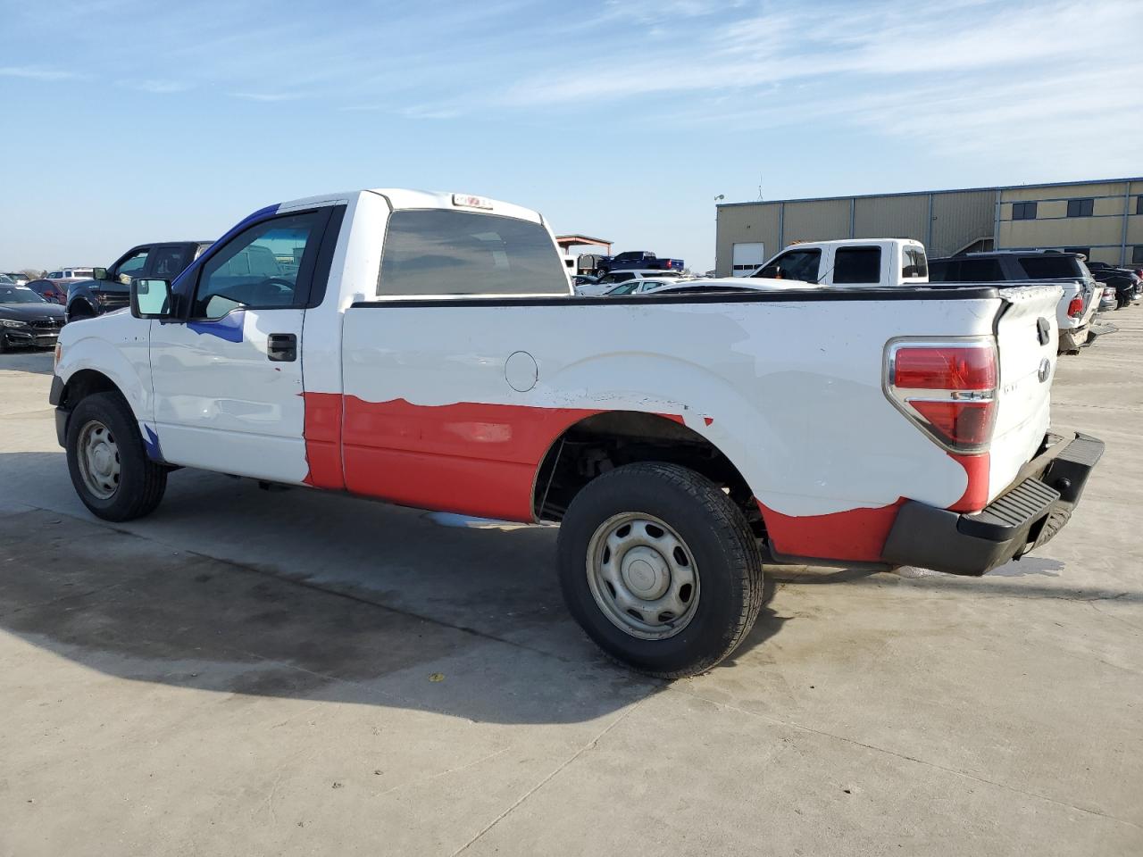 2014 Ford F-150 VIN 1FTMF1CM2EKD70205 Copart auction photo, front end / hail damage thumbnail 2