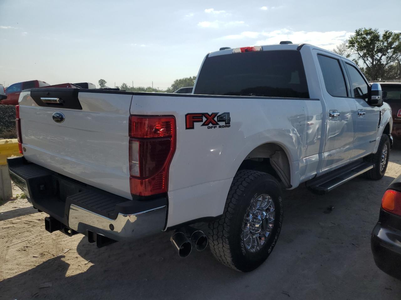 2021 Ford F250 VIN 1FT8W2BT9MED66990 Copart auction photo, front end damage thumbnail 3