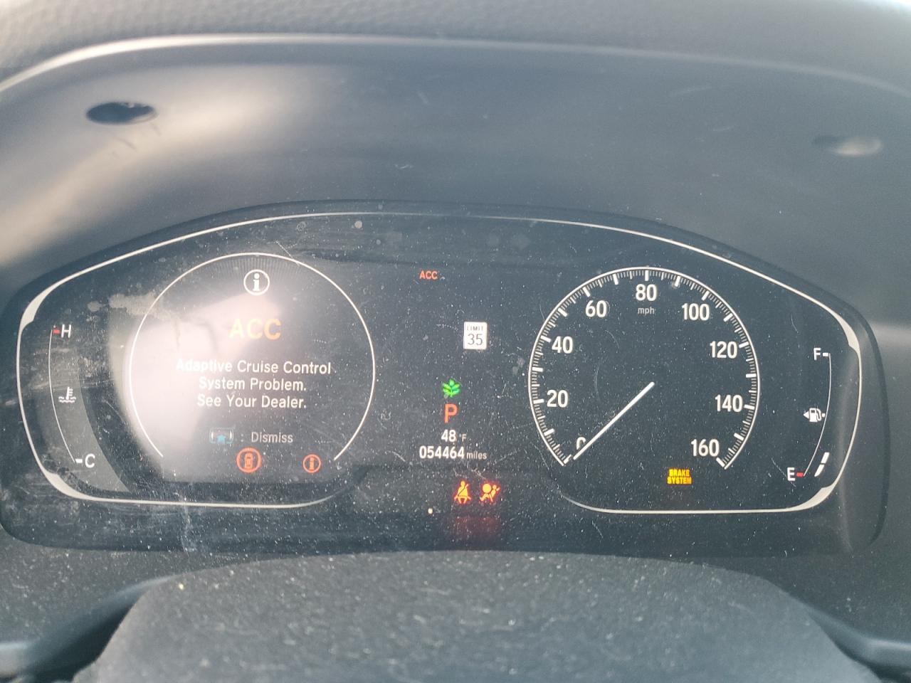 2020 Honda Accord VIN 1HGCV1F38LA107609 Copart auction photo, all over damage thumbnail 9