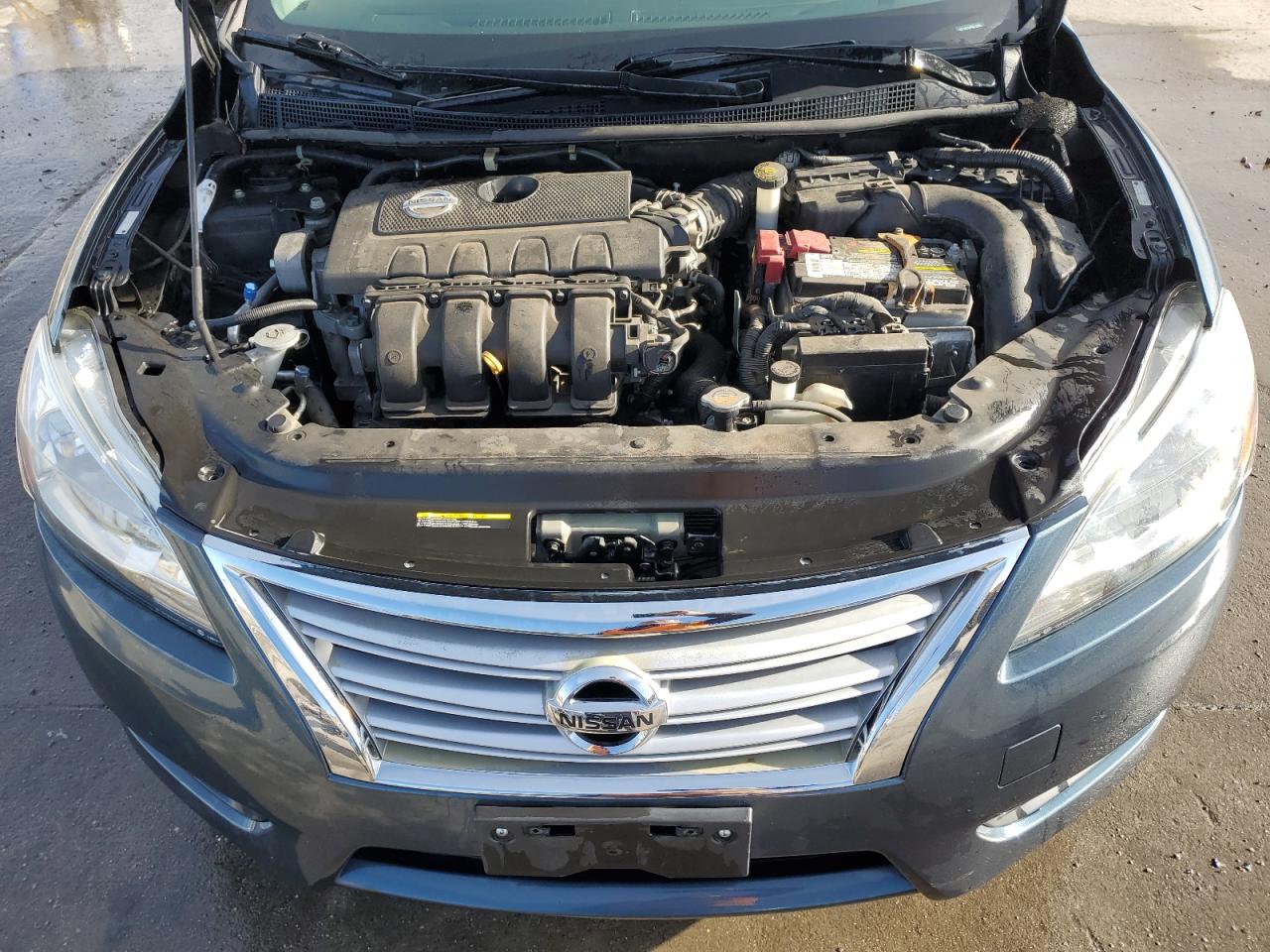 2013 Nissan Sentra VIN 3N1AB7AP6DL672546 Copart auction photo, rear end / hail damage thumbnail 11