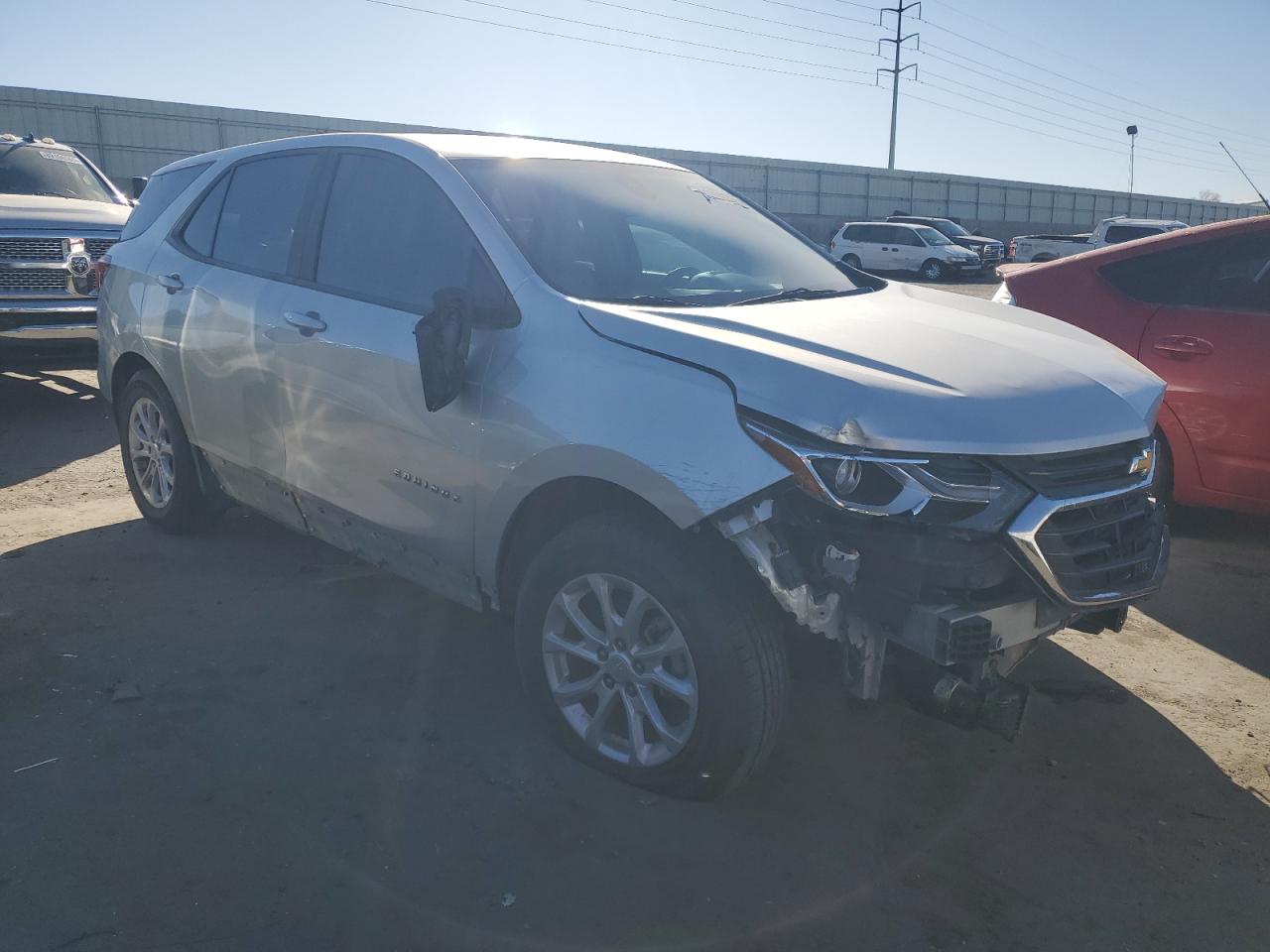 2021 Chevrolet Equinox VIN 3GNAXSEV7MS167784 Copart auction photo, front end damage thumbnail 4