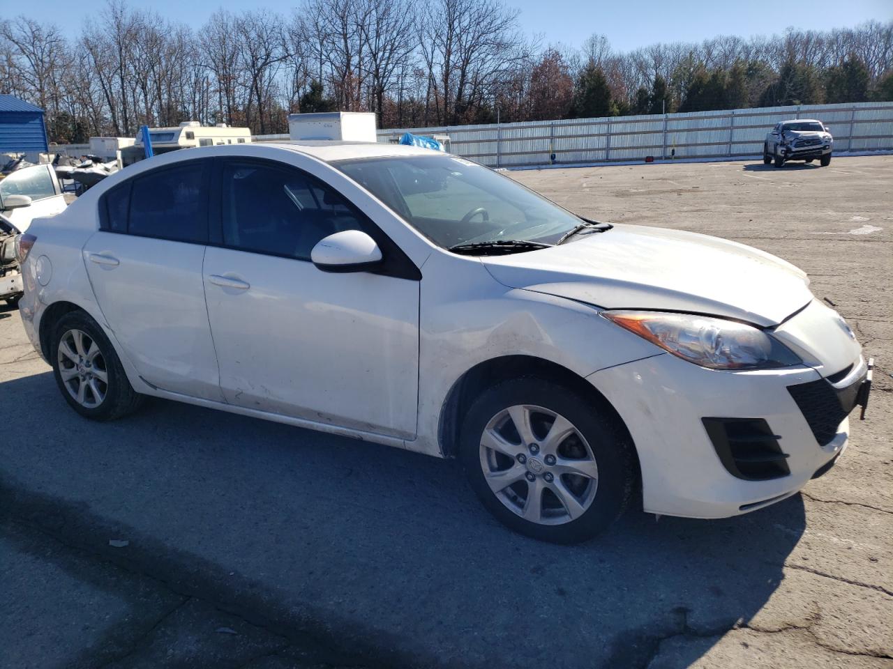 2010 Mazda 3 VIN JM1BL1SF9A1140597 Copart auction photo, front end damage thumbnail 4