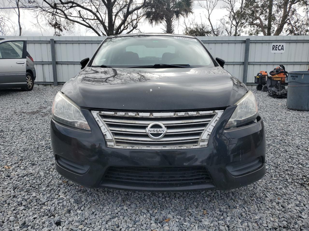 2014 Nissan Sentra VIN 3N1AB7AP0EL653878 Copart auction photo, front end / side damage thumbnail 5