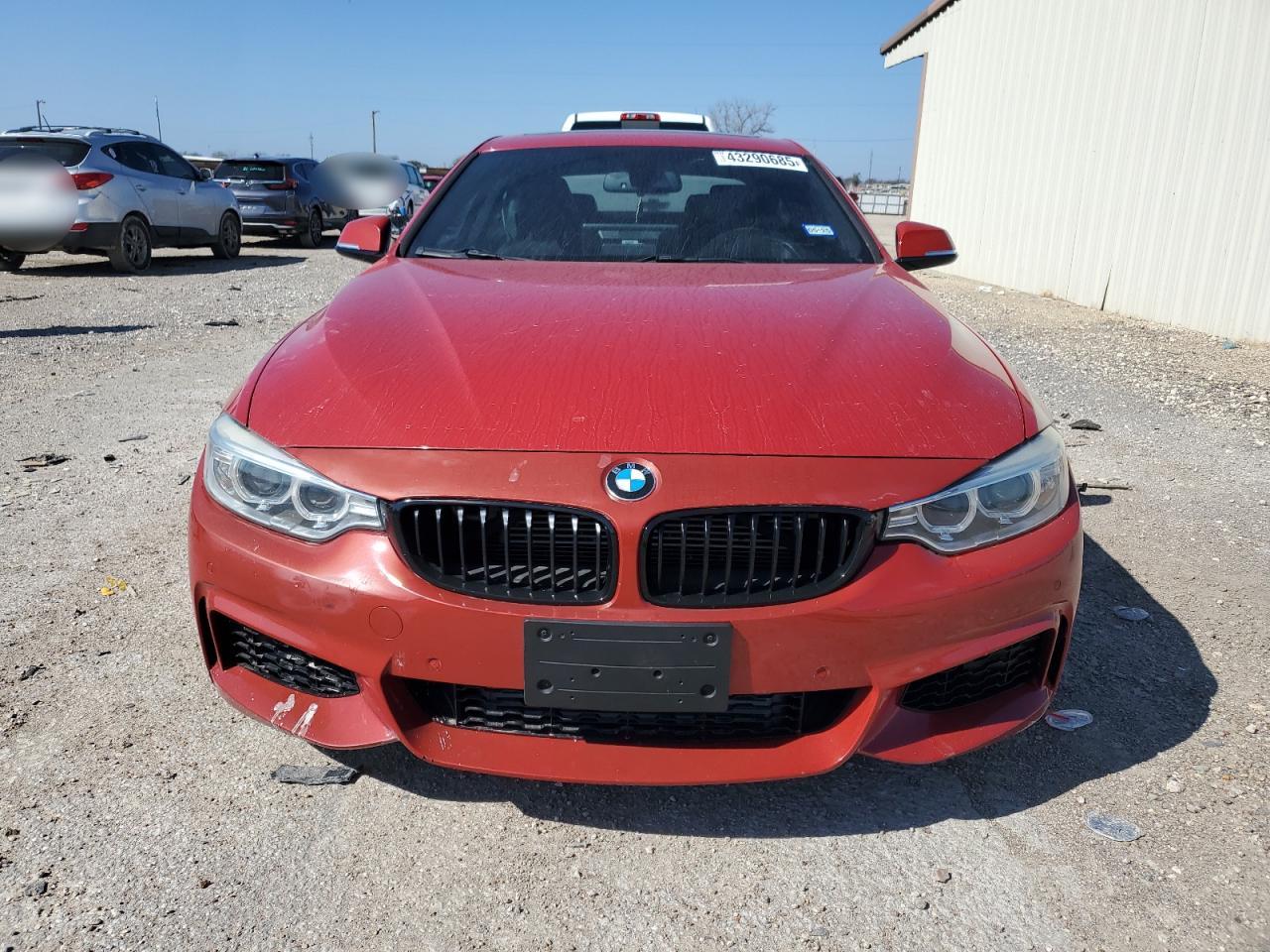2015 BMW 4er VIN WBA3R1C53FK193111 Copart auction photo, side damage thumbnail 5