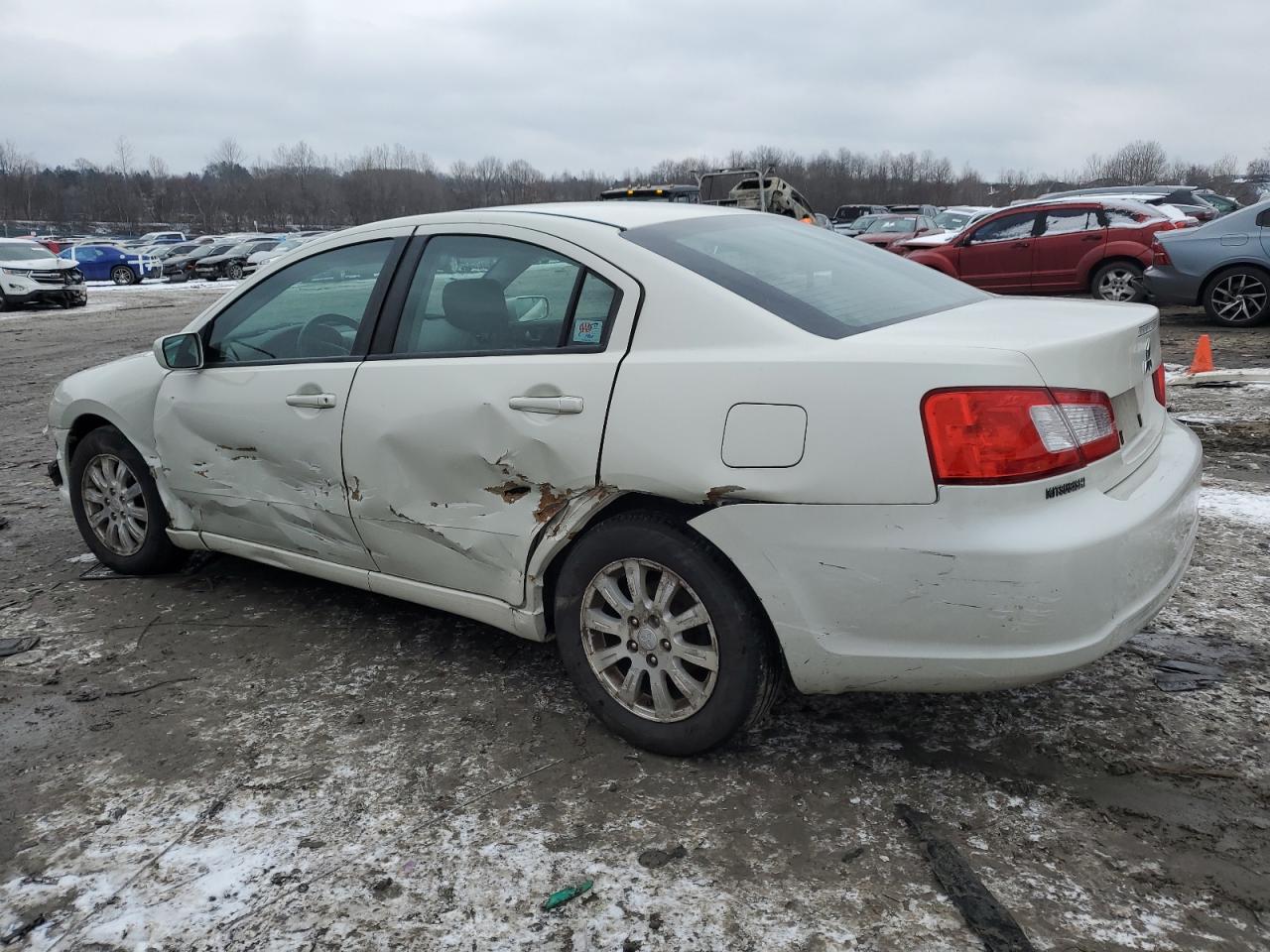 2009 Mitsubishi Galant VIN 4A3AB36F69E036171 Copart auction photo, side damage thumbnail 2