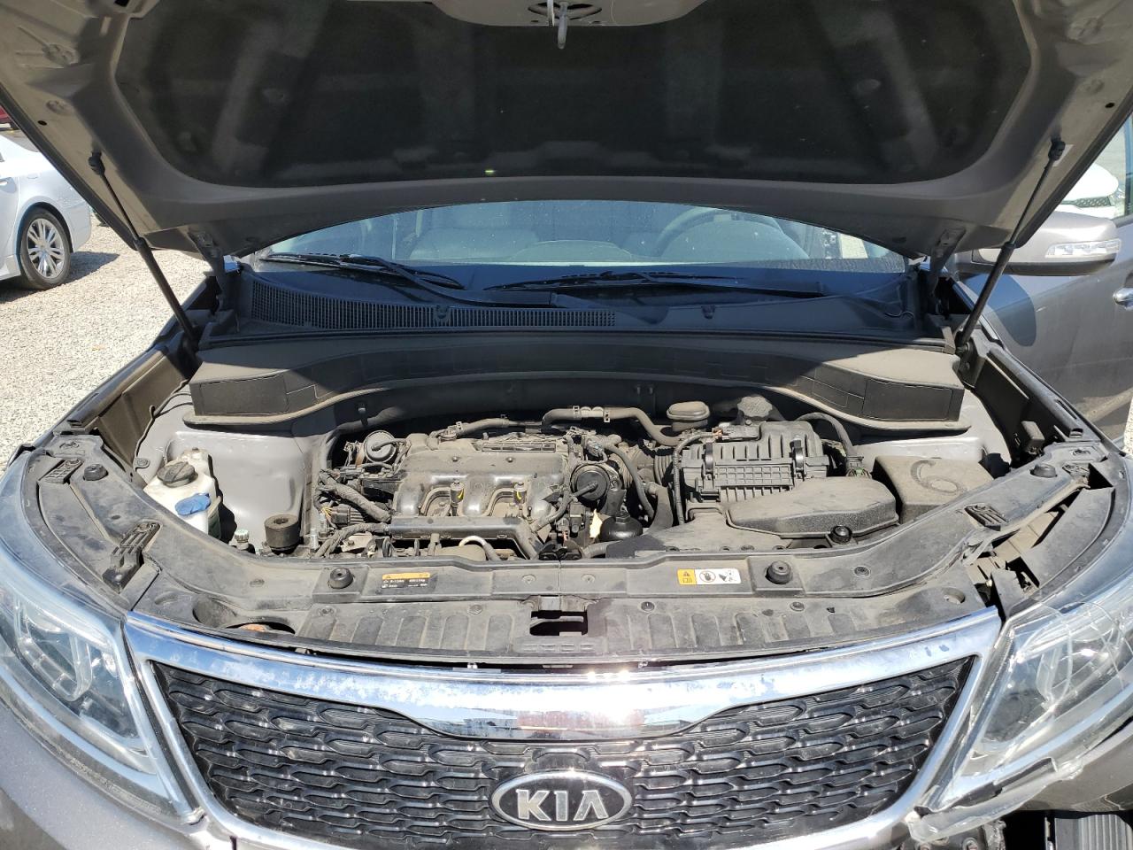 2014 KIA Sorento VIN 5XYKT4A74EG539743 Copart auction photo, front end damage thumbnail 12