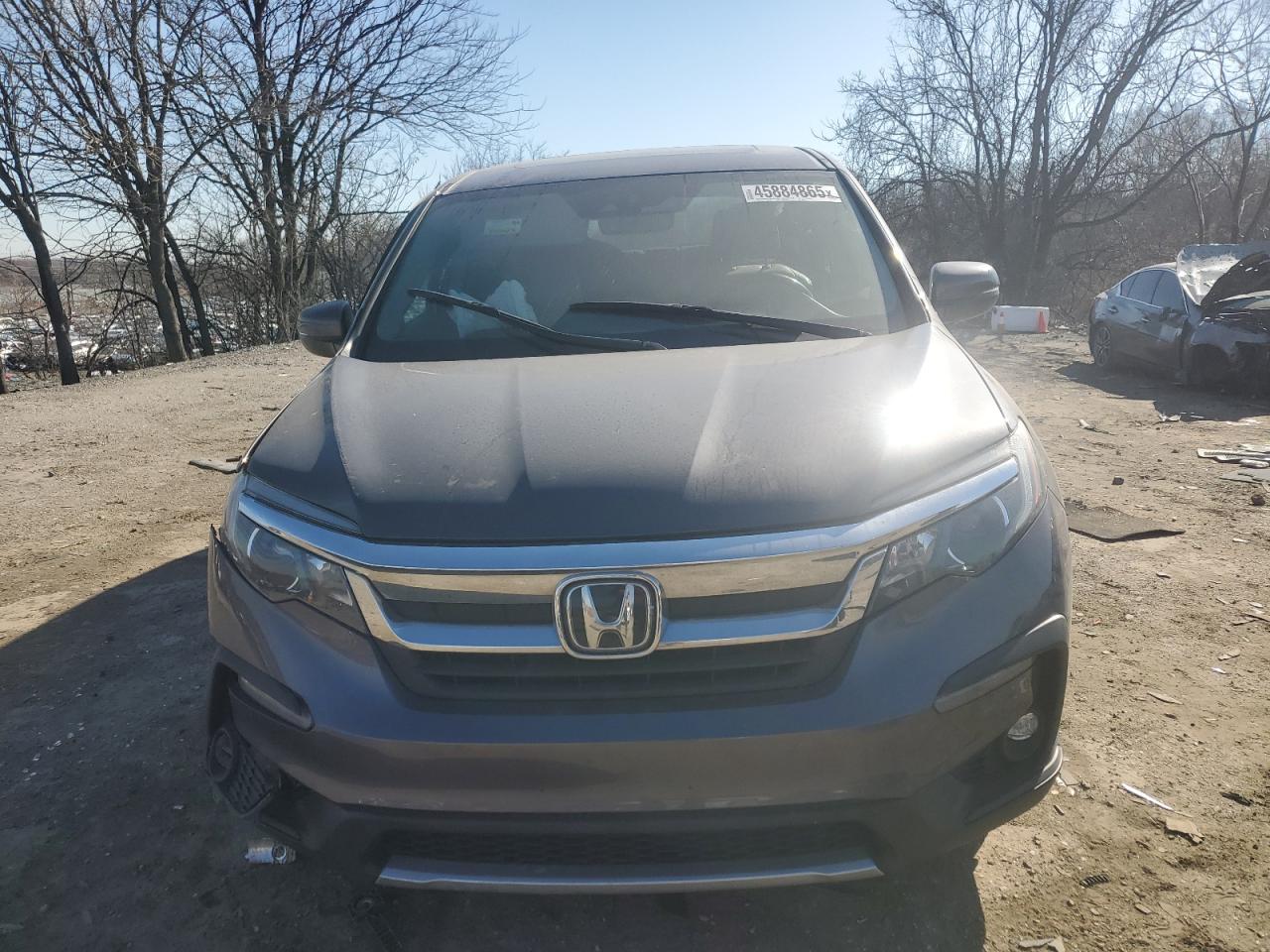 2020 Honda Pilot VIN 5FNYF6H56LB066482 Copart auction photo, front end / side damage thumbnail 5