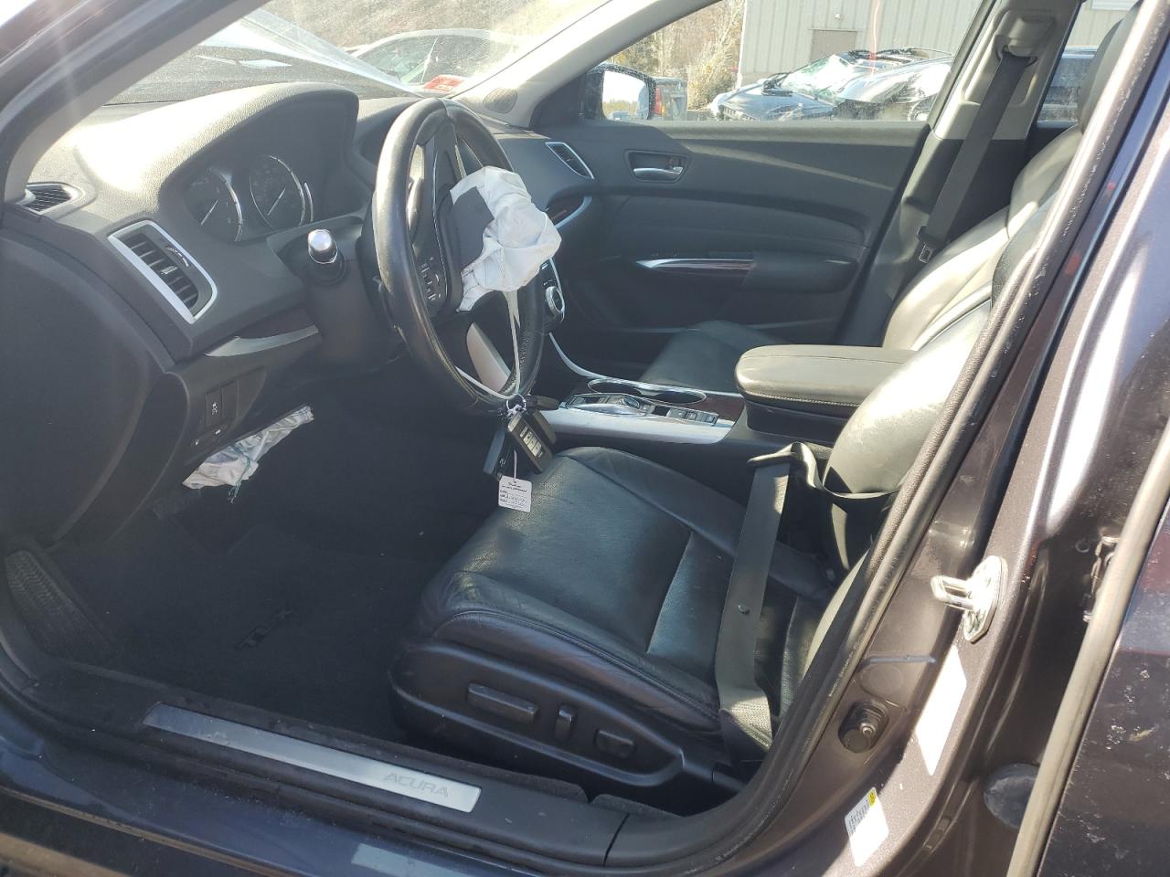 2017 Acura TLX VIN 19UUB3F58HA000593 Copart auction photo, front end / side damage thumbnail 7