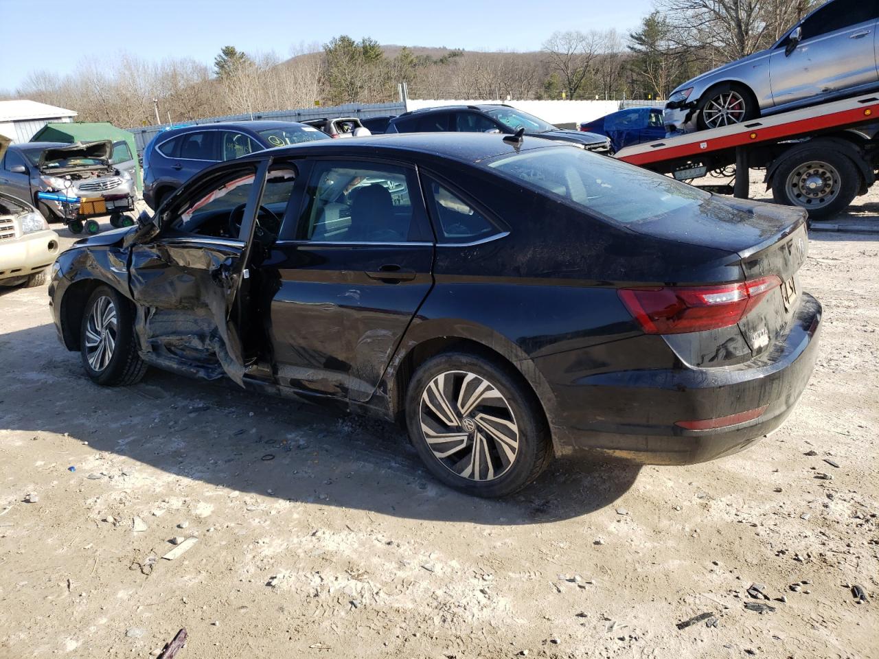 2021 Volkswagen Jetta VIN 3VWE57BU3MM044963 Copart auction photo, side / undercarriage damage thumbnail 2