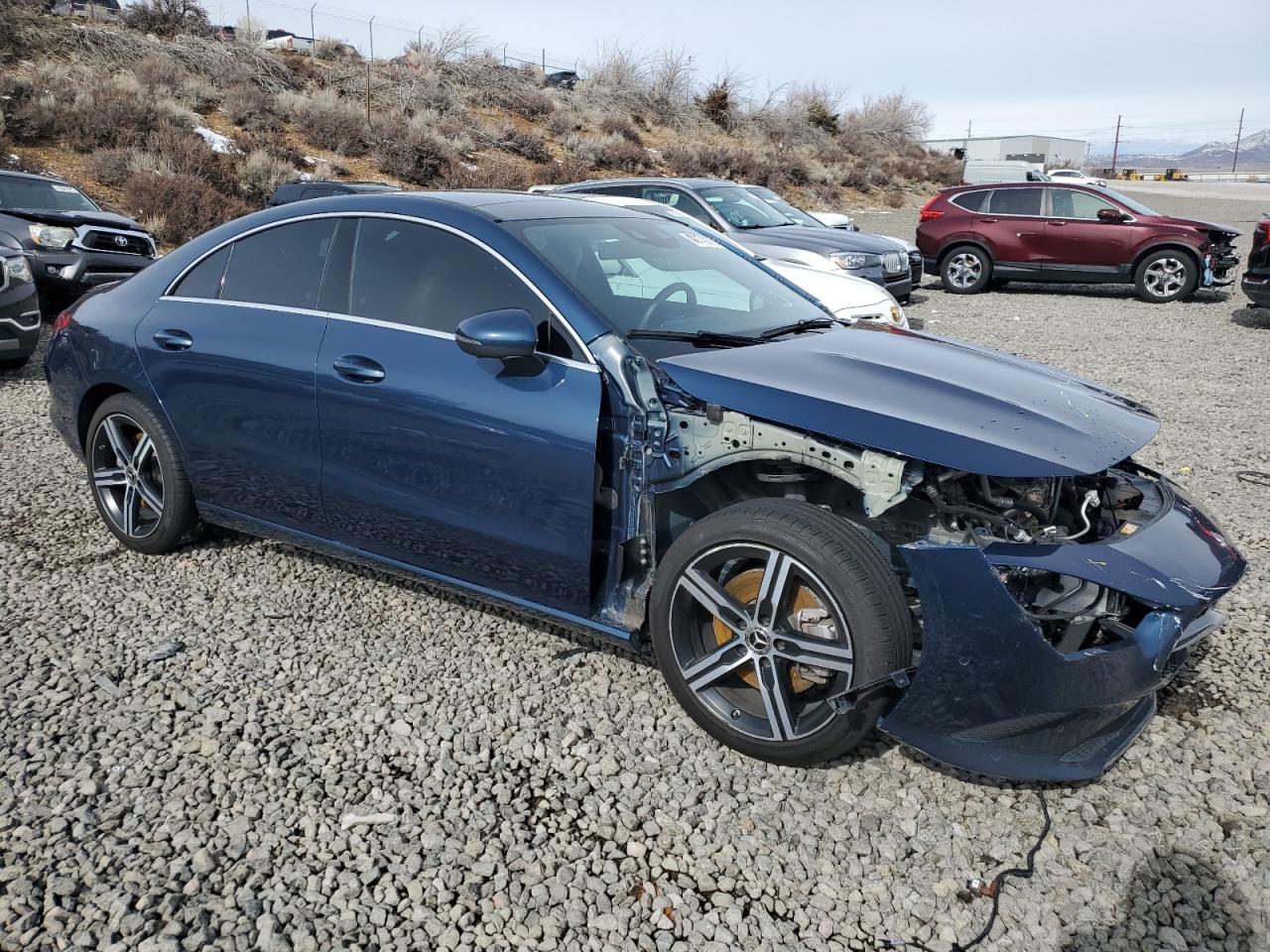 2020 Mercedes-Benz CLA-klasse VIN W1K5J4HB9LN117556 Copart auction photo, front end damage thumbnail 4