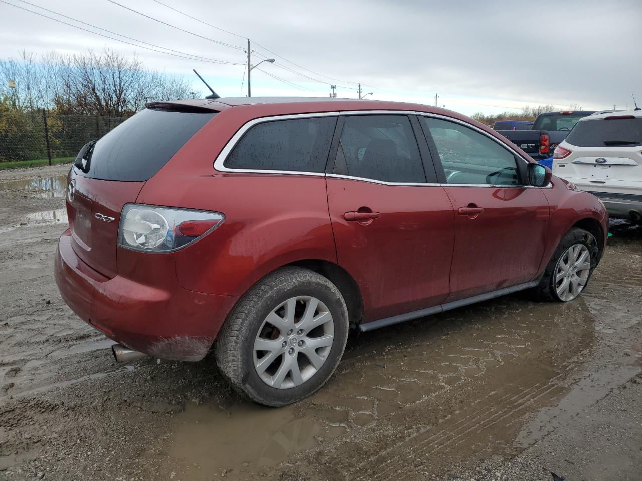 2007 Mazda CX-7 VIN JM3ER293370158676 Copart auction photo, front end / minor dent/scratches damage thumbnail 3