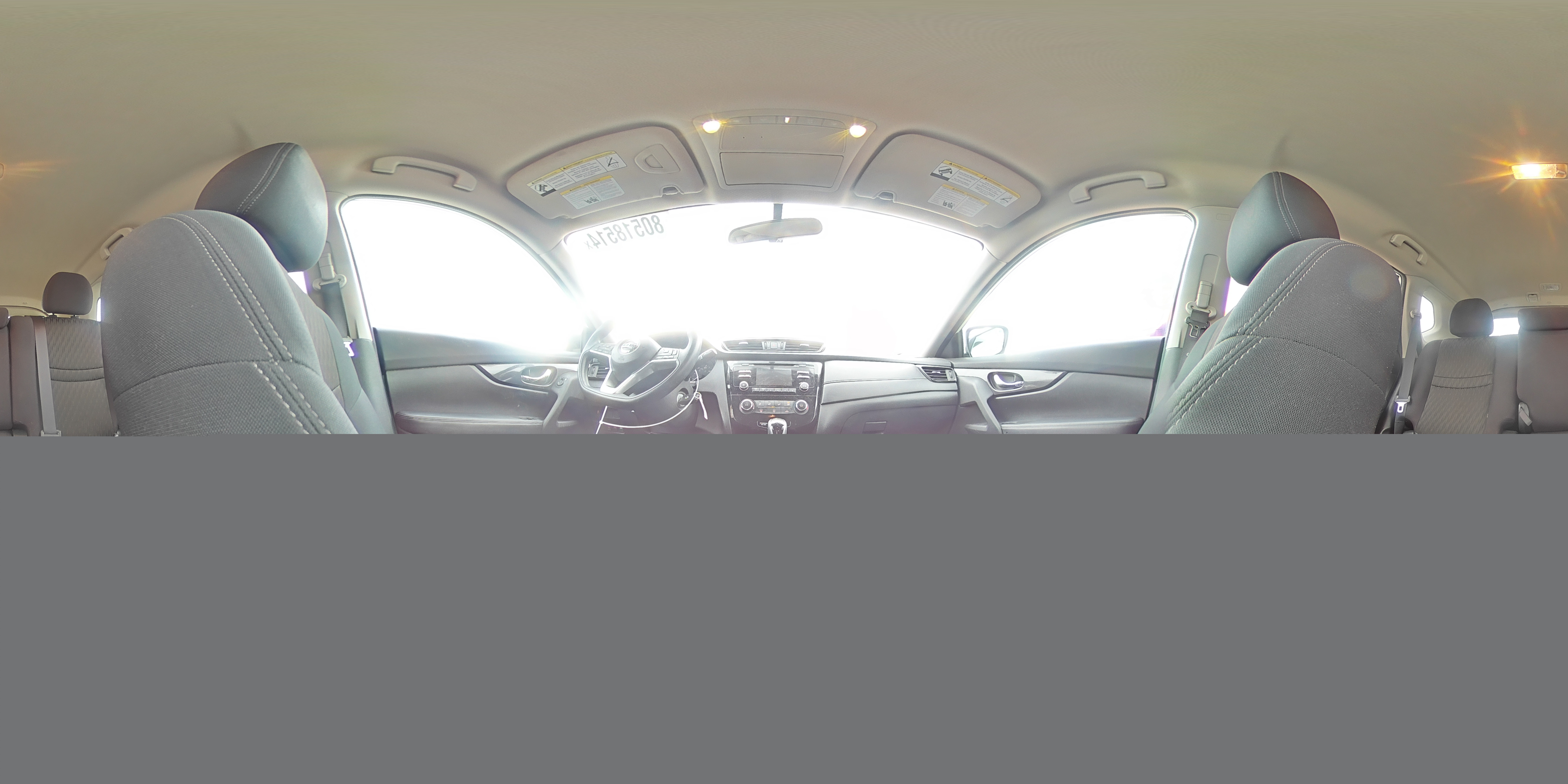 2017 Nissan Rogue VIN 5N1AT2MV8HC785838 Copart auction photo, front end damage thumbnail 13