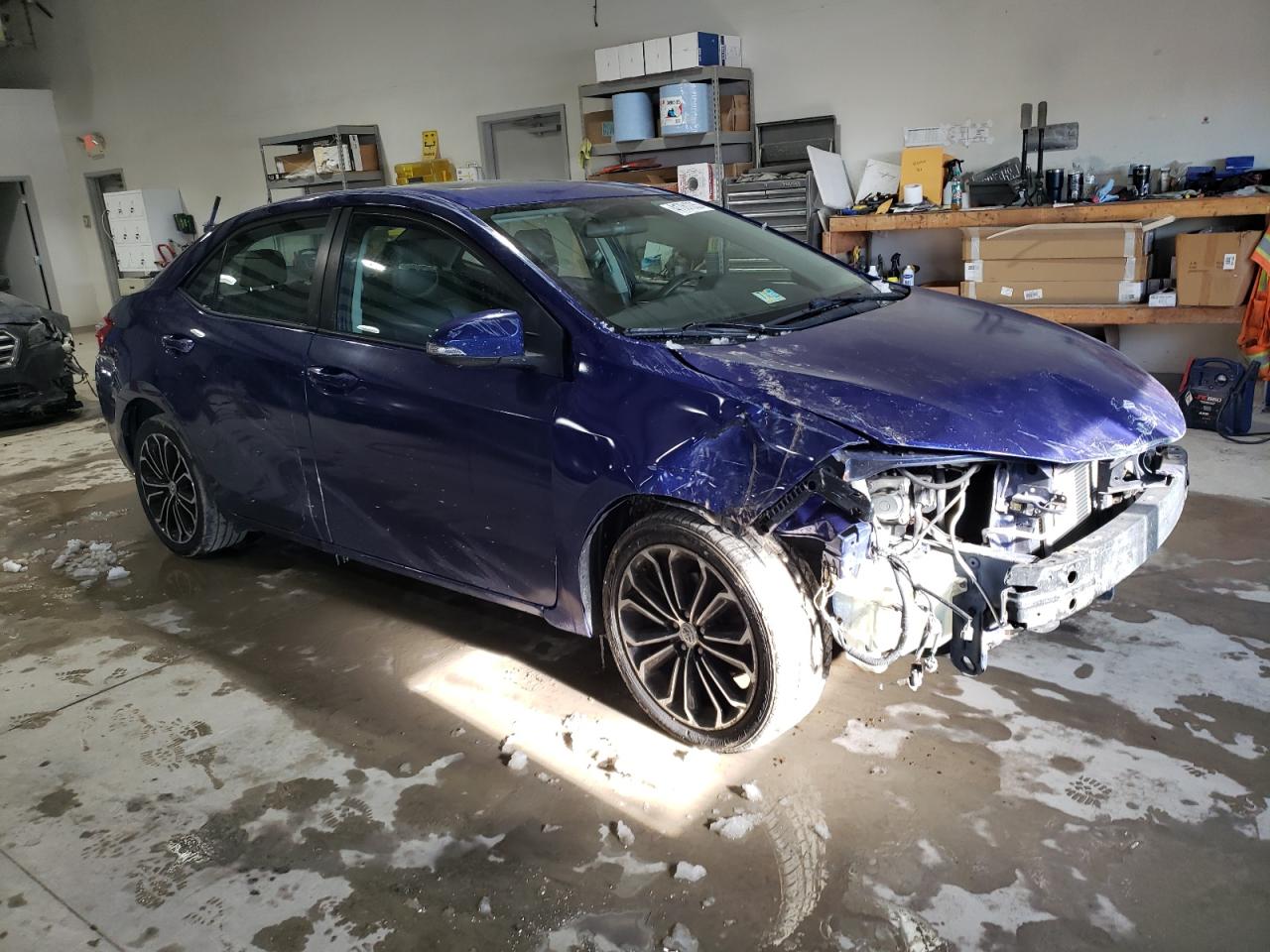 2015 Toyota Corolla VIN 2T1BURHE0FC330494 Copart auction photo, front end damage thumbnail 4