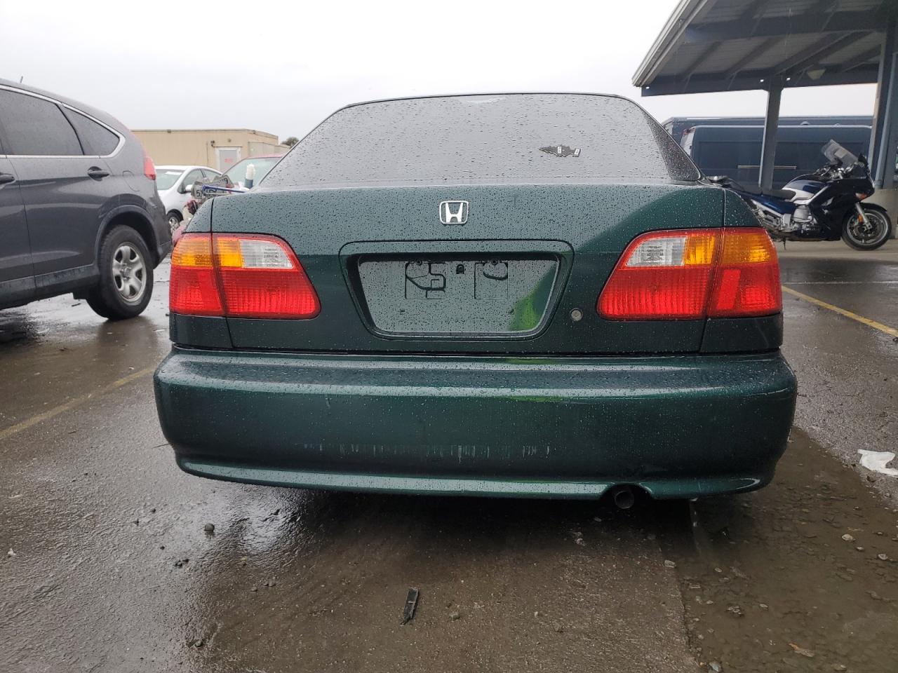 2000 Honda Civic VIN JHMEJ6676YS008287 Copart auction photo, vandalism / stripped damage thumbnail 6