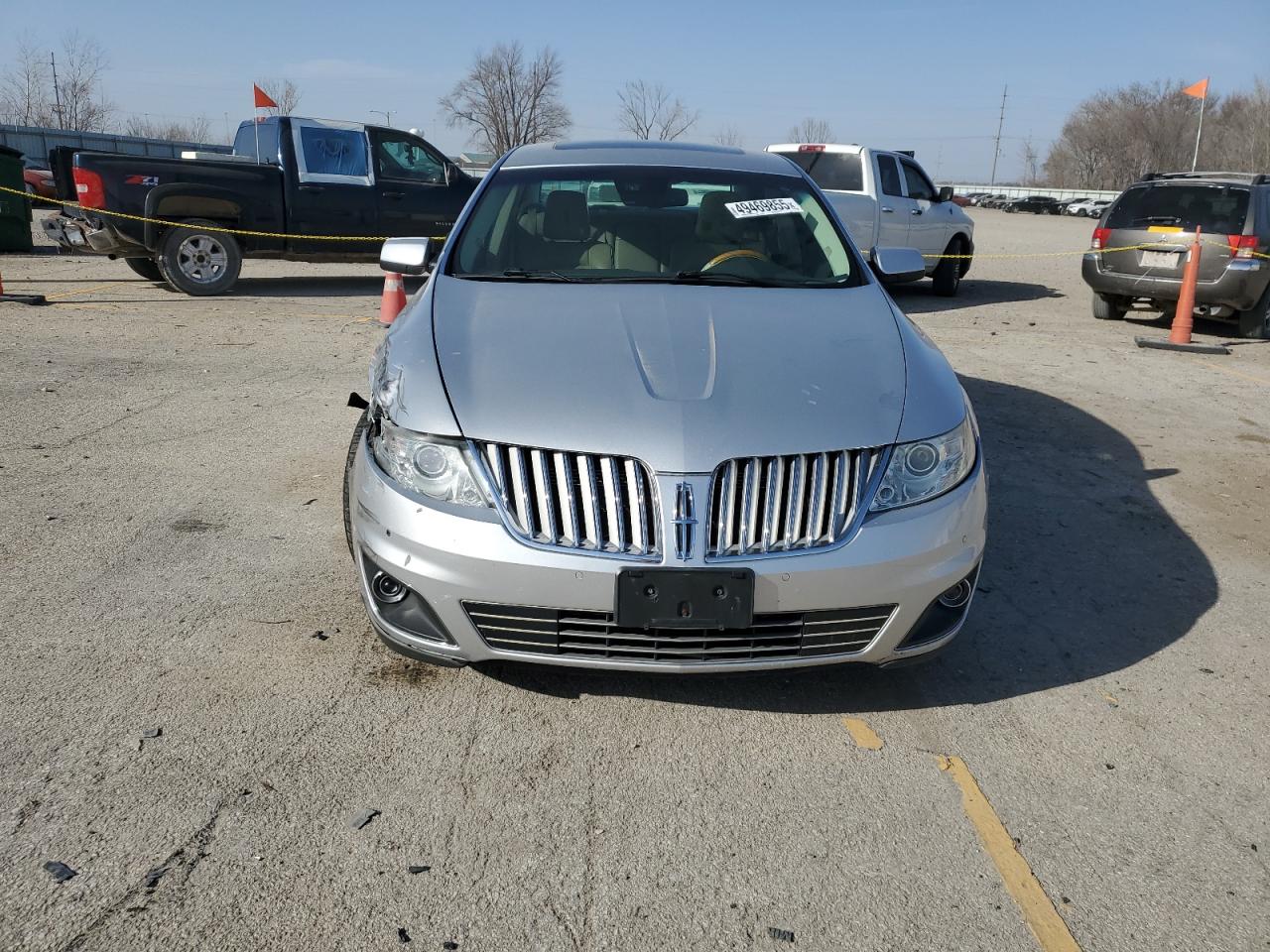 2010 Lincoln MKS VIN 1LNHL9FT6AG612143 Copart auction photo, front end damage thumbnail 5