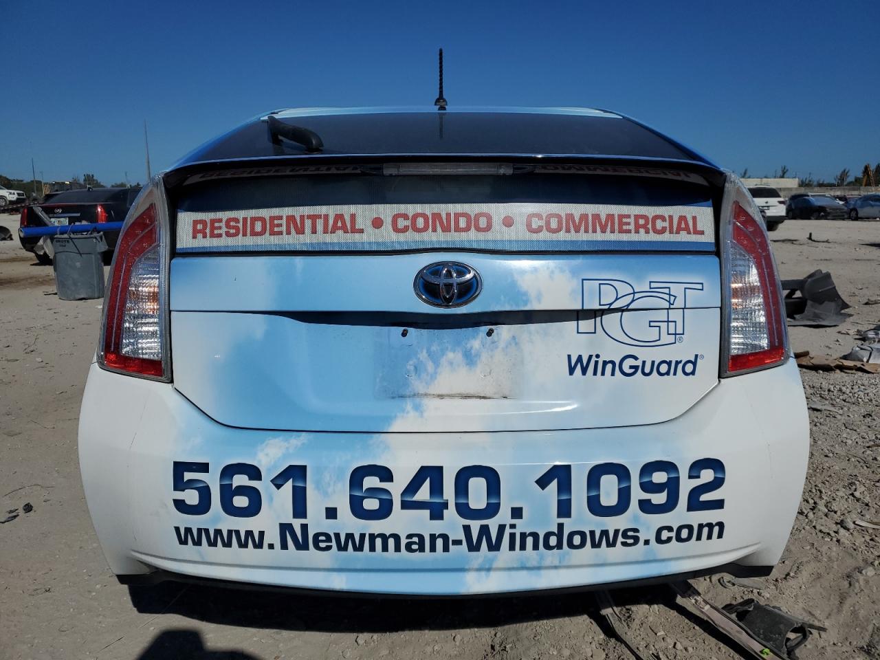 2013 Toyota Prius VIN JTDKN3DUXD5659026 Copart auction photo, minor dent/scratches damage thumbnail 6