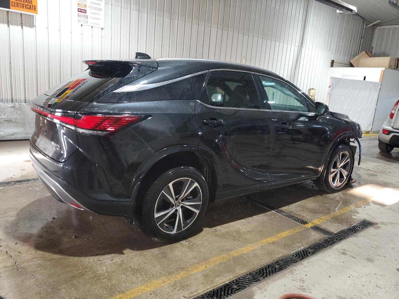 2023 Lexus RX VIN 2T2BBMCA6PC012468 Copart auction photo, front end / side damage thumbnail 3