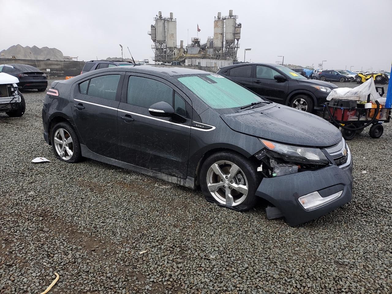 2014 Chevrolet Volt VIN 1G1RH6E44EU155156 Copart auction photo, front end / rear end damage thumbnail 4