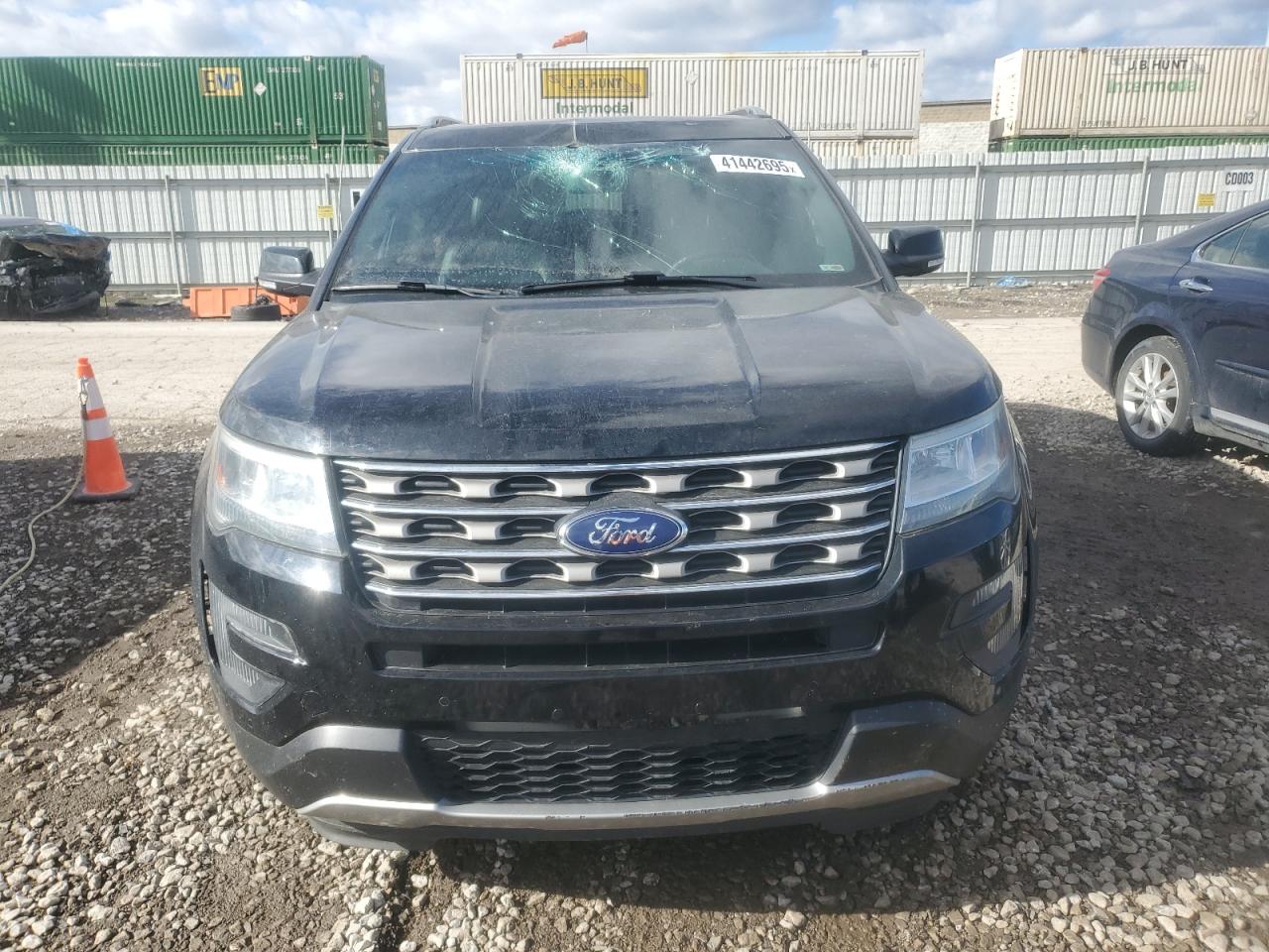 2016 Ford Explorer VIN 1FM5K8D86GGA02797 Copart auction photo, top/roof damage thumbnail 5