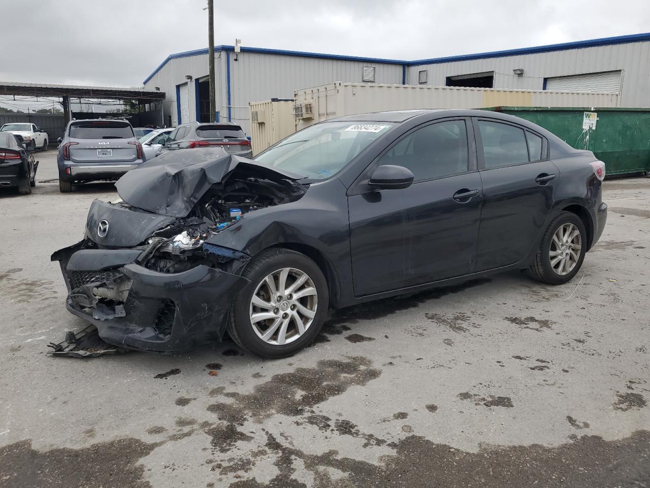 2012 Mazda 3 VIN JM1BL1W70C1566832