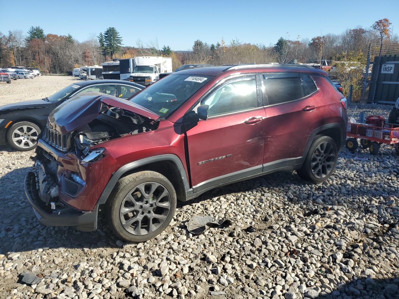 2021 Jeep Compass VIN 3C4NJDEB7MT573152
