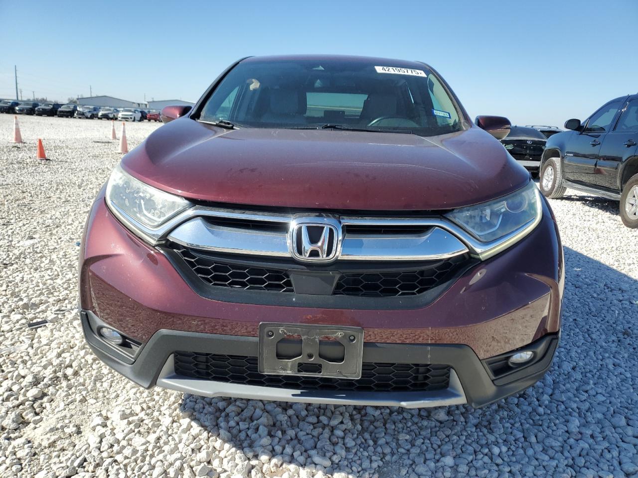 2017 Honda CR-V VIN 7FARW1H83HE006155 Copart auction photo, rear end damage thumbnail 5