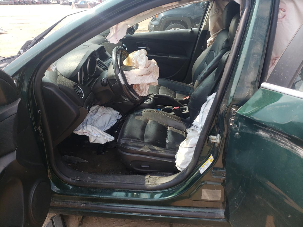 2014 Chevrolet Cruze VIN 1G1PE5SBXE7312037 Copart auction photo, front end / side damage thumbnail 7