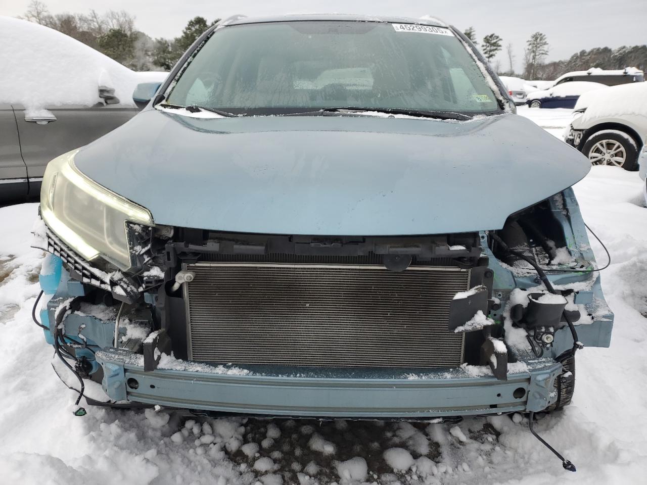 2015 Honda CR-V VIN 2HKRM3H71FH531833 Copart auction photo, front end / undercarriage damage thumbnail 5