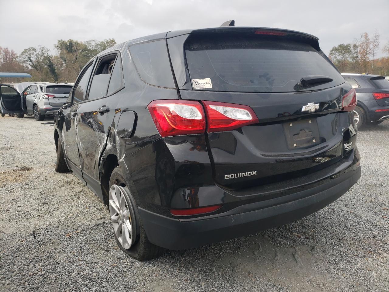 2019 Chevrolet Equinox VIN 3GNAXHEV9KL189330 Copart auction photo, rollover damage thumbnail 2