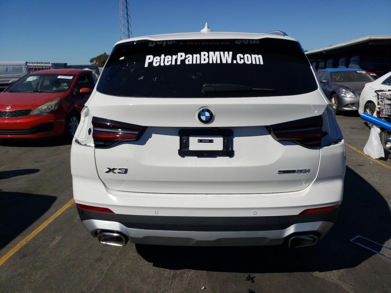2024 BMW X3 VIN 5UX43DP04R9W33596 Copart auction photo, front end damage thumbnail 6