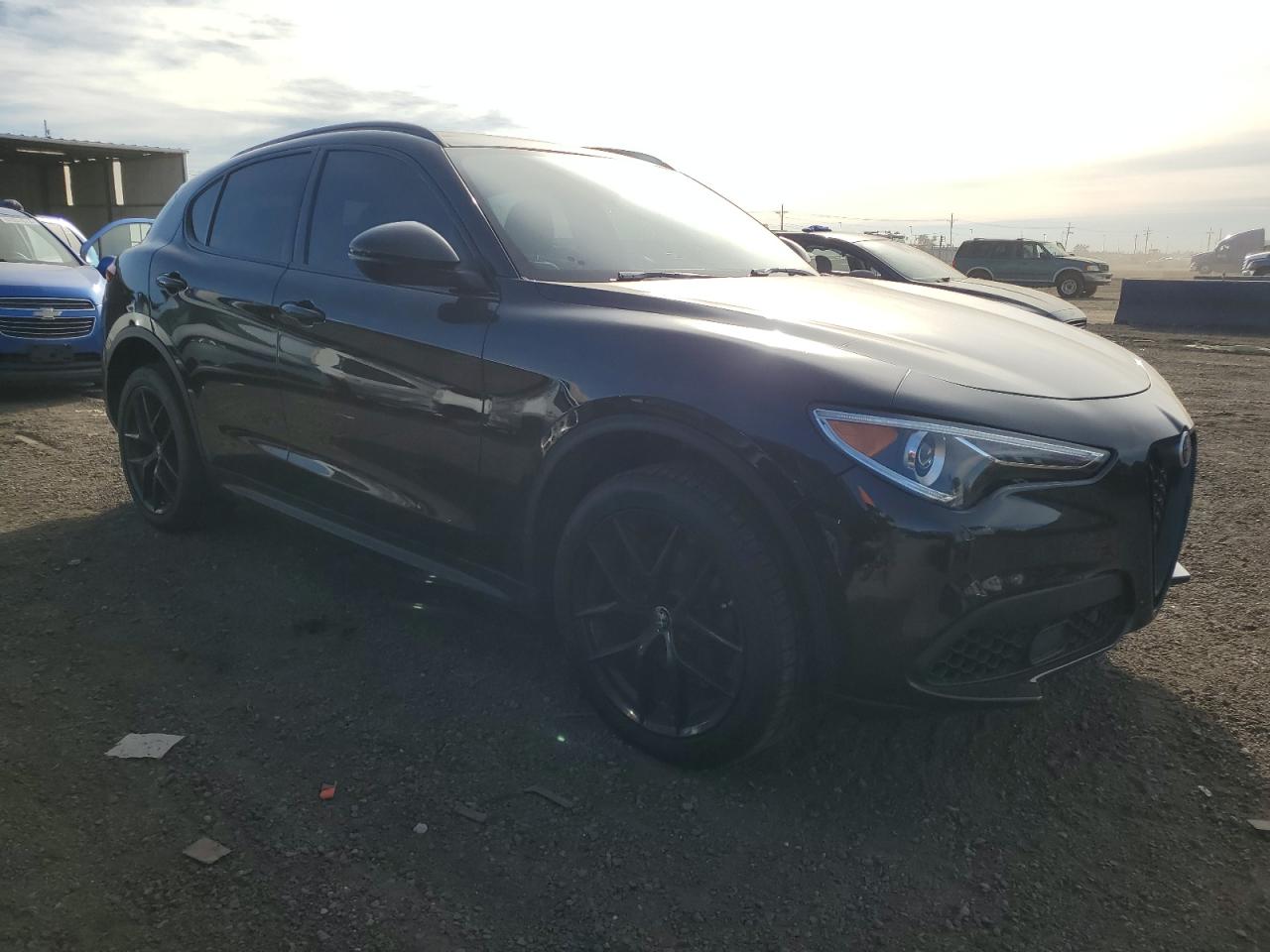 2019 Alfa Romeo Stelvio VIN ZASPAKBN5K7C44261 Copart auction photo, rear end damage thumbnail 4