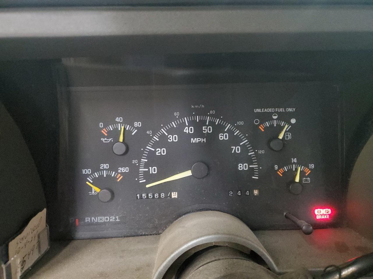 1994 Chevrolet GMT-400 VIN 1GCGK29K5RE176261 Copart auction photo, front end / side damage thumbnail 9