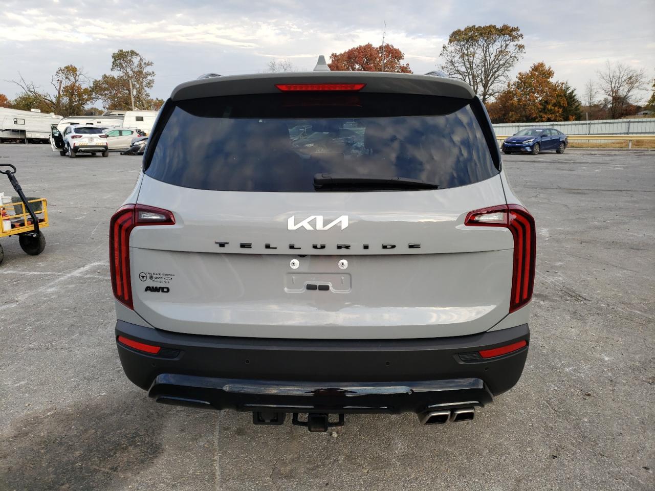 2022 KIA Telluride VIN 5XYP5DHCXNG231642 Copart auction photo, front end / minor dent/scratches damage thumbnail 6