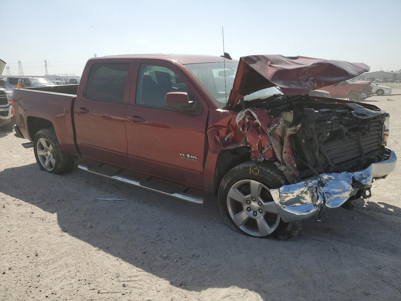 2017 Chevrolet Silverado VIN 3GCPCREC1HG356087 Copart auction photo, front end / minor dent/scratches damage thumbnail 4