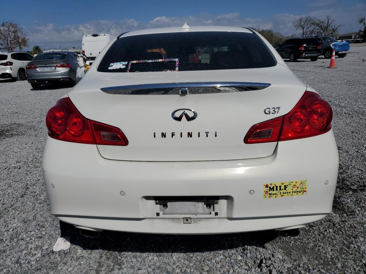2013 Infiniti G VIN JN1CV6AP8DM710083 Copart auction photo, front end damage thumbnail 6