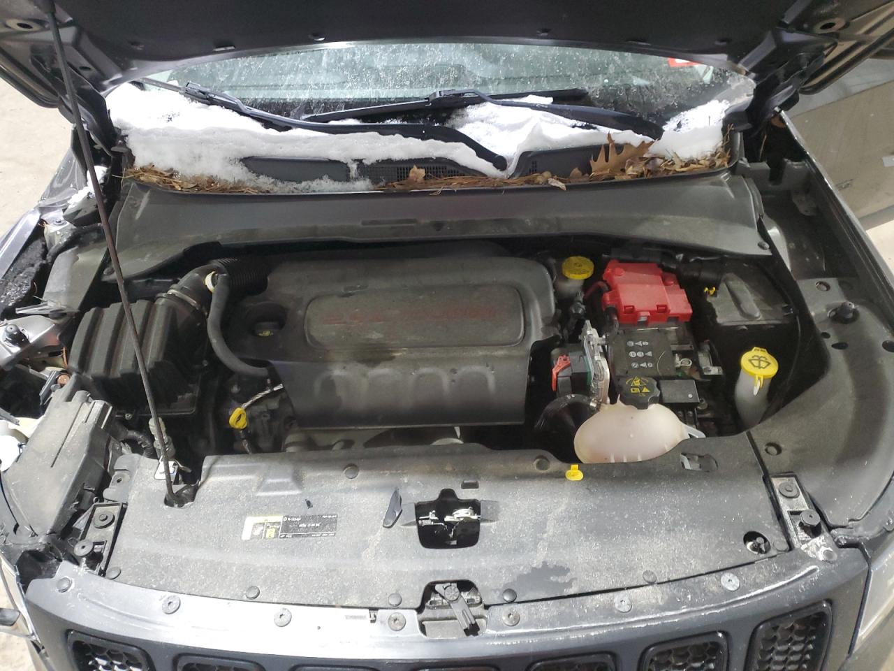 2020 Jeep Compass VIN 3C4NJDBB8LT229364 Copart auction photo, front end / side damage thumbnail 13