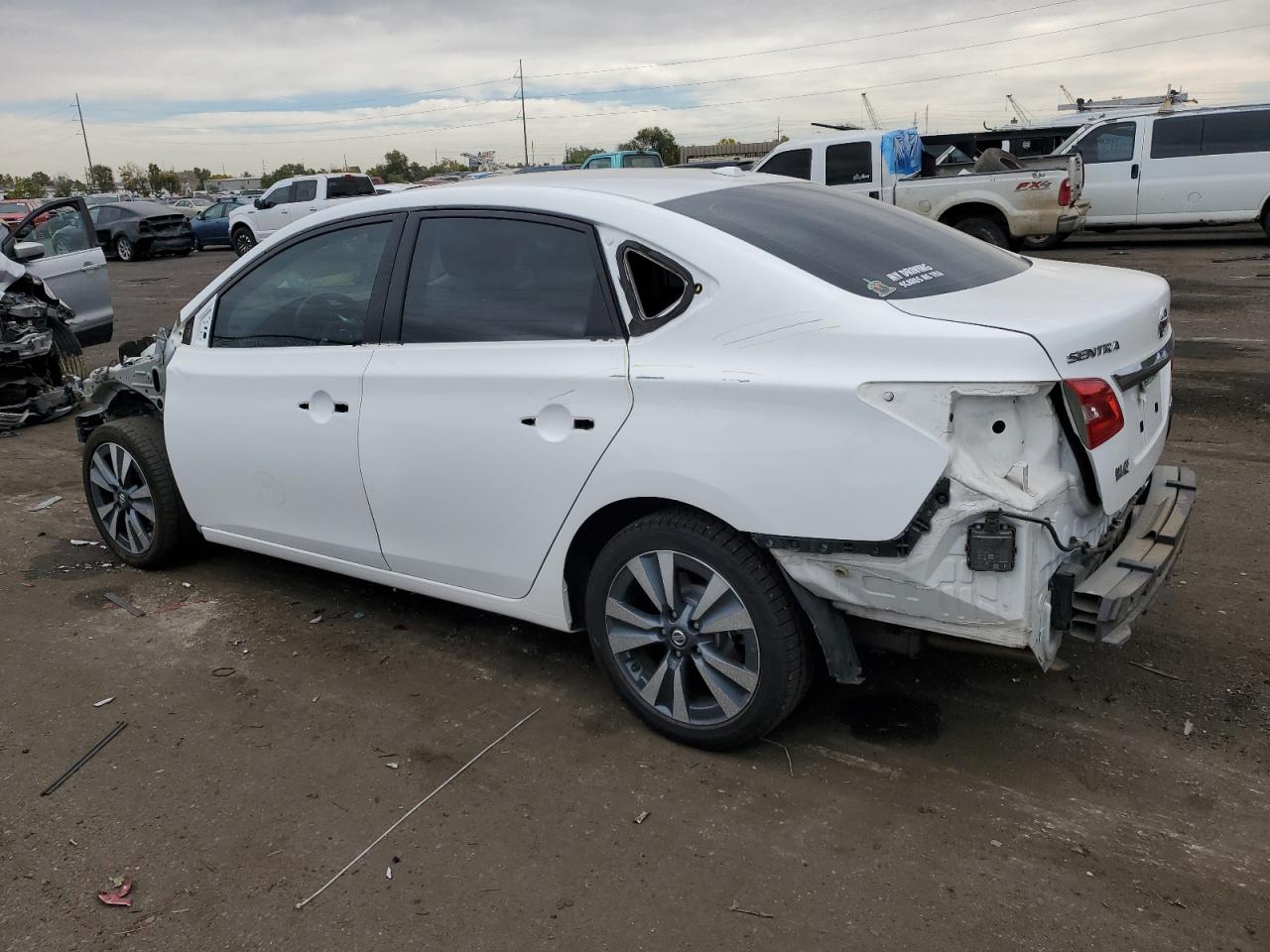2019 Nissan Sentra VIN 3N1AB7AP1KY446981 Copart auction photo, all over damage thumbnail 2