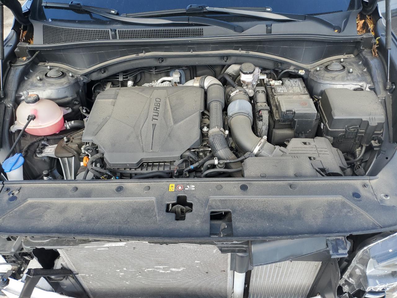 2022 Hyundai Santa Fe VIN 5NMS5DAL7NH376356 Copart auction photo, front end damage thumbnail 12