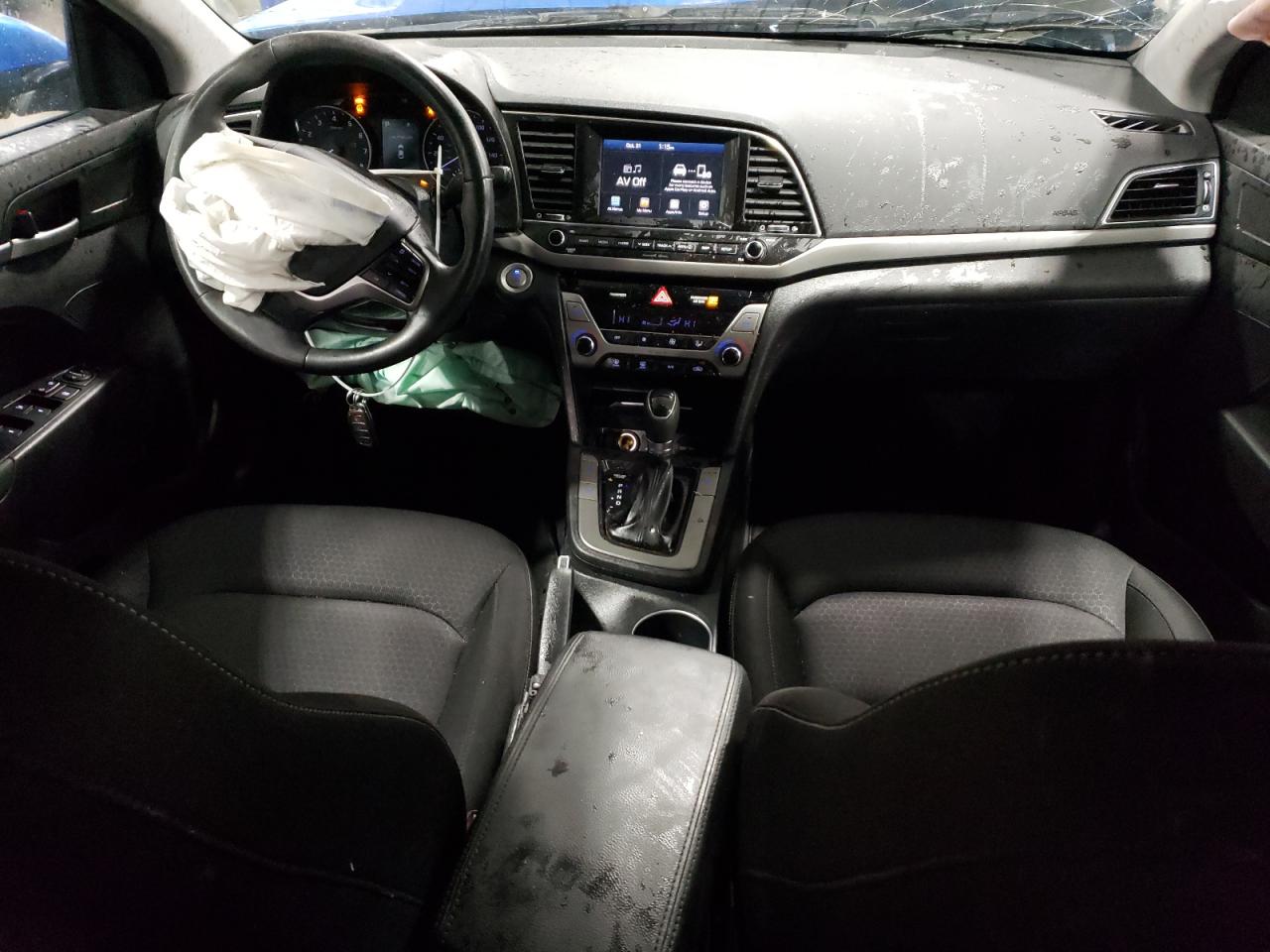 2017 Hyundai Elantra VIN KMHD84LF4HU407949 Copart auction photo, front end damage thumbnail 8