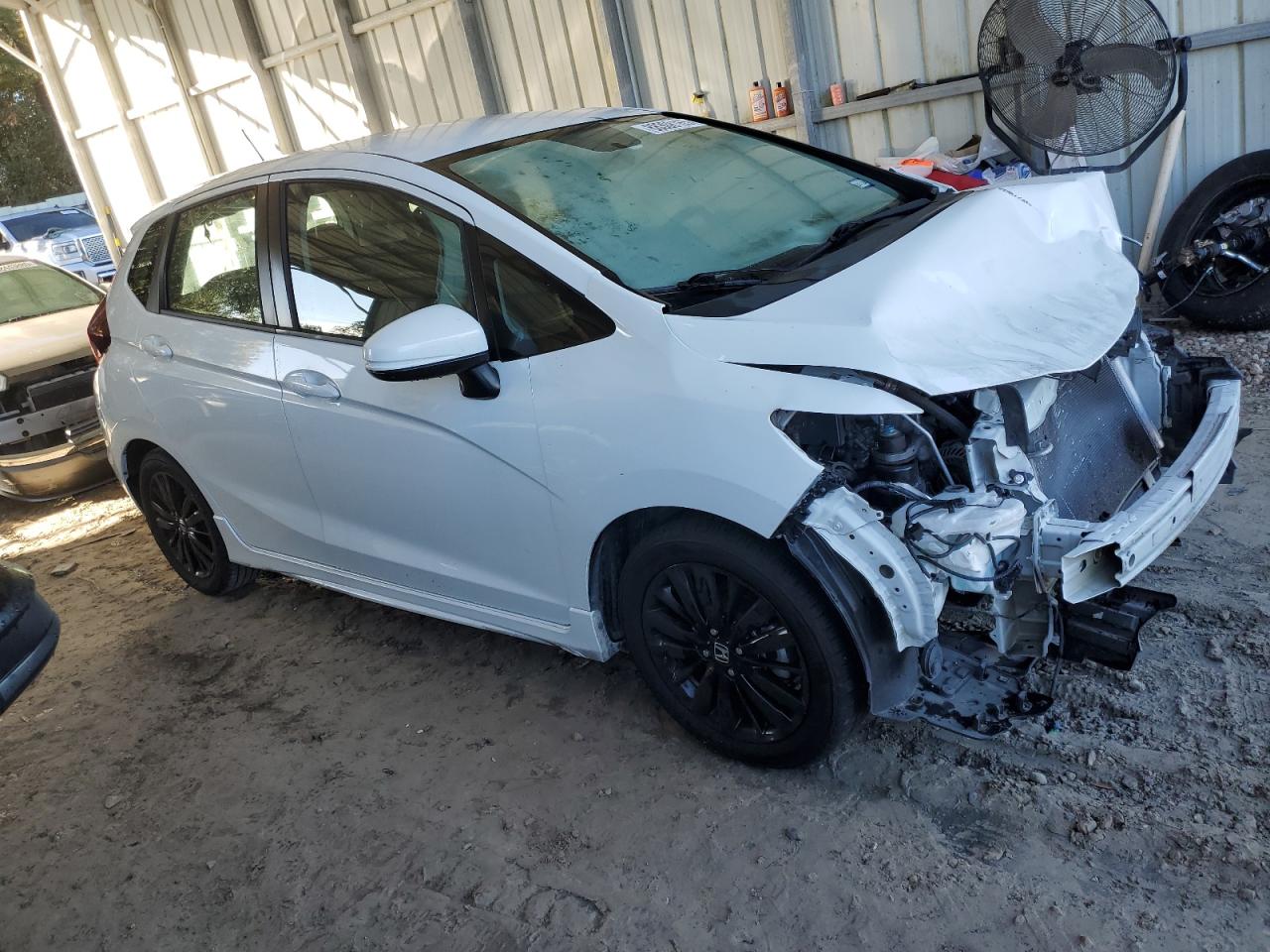 2018 Honda Fit VIN 3HGGK5H67JM715940 Copart auction photo, front end damage thumbnail 4