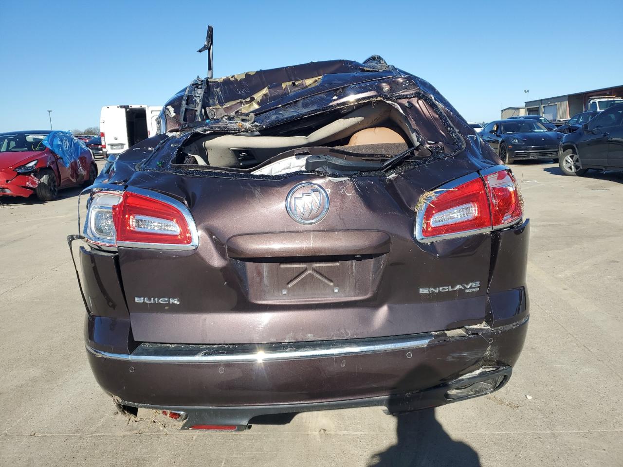 2016 Buick Enclave VIN 5GAKVCKDXGJ226659 Copart auction photo, all over damage thumbnail 6