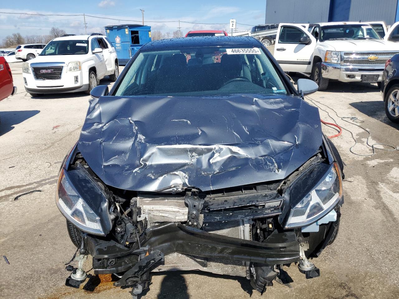 2017 Volkswagen Golf VIN 3VW217AU5HM054786 Copart auction photo, front end damage thumbnail 5