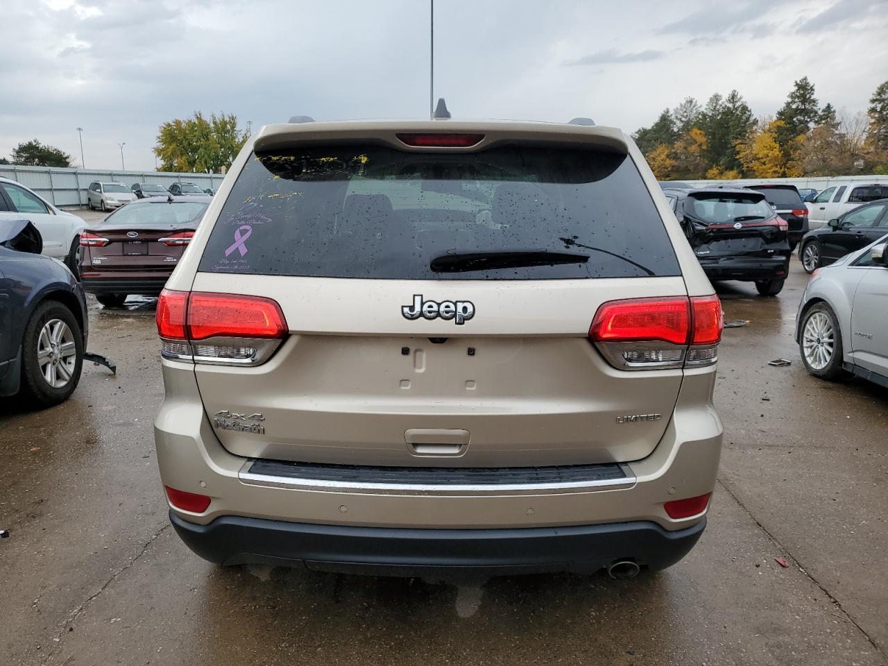 2015 Jeep Grand Cherokee VIN 1C4RJFBG9FC229009 Copart auction photo, front end / mechanical damage thumbnail 6