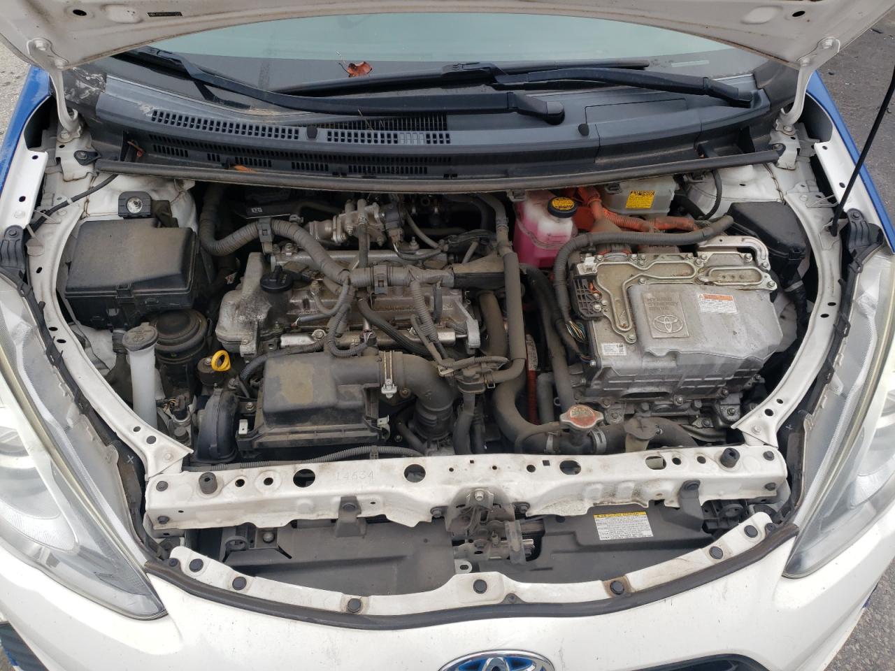 2016 Toyota Prius VIN JTDKDTB31G1121971 Copart auction photo, minor dent/scratches damage thumbnail 11