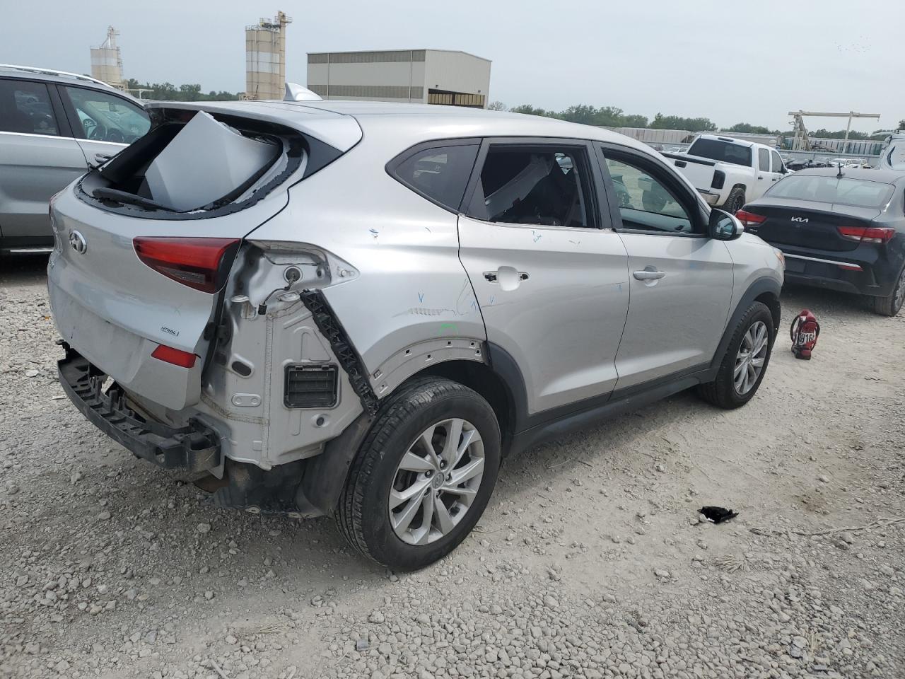 2020 Hyundai Tucson VIN KM8J2CA48LU131588 Copart auction photo, all over damage thumbnail 3