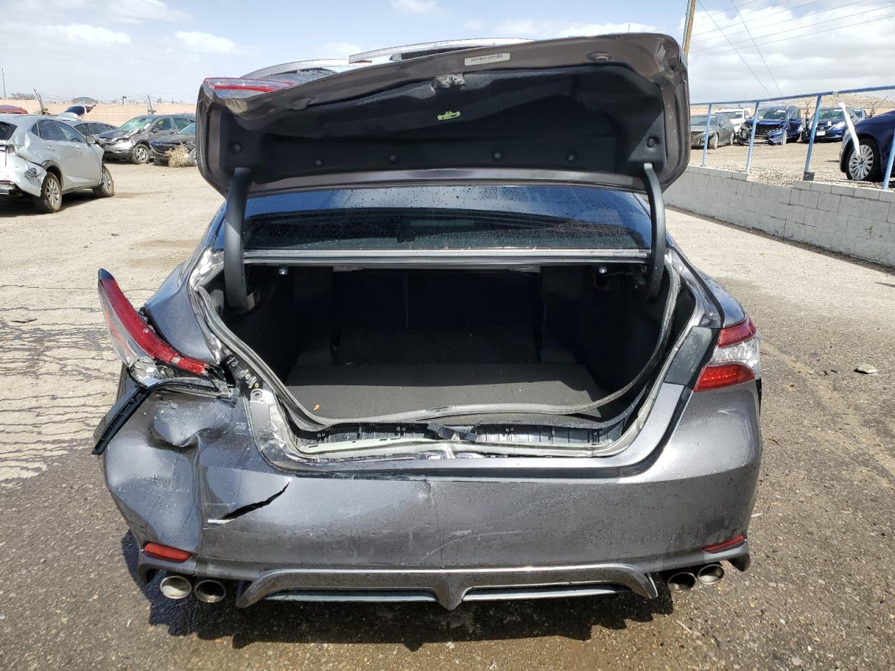 2022 Toyota Camry VIN 4T1K61AK1NU032979 Copart auction photo, rear end damage thumbnail 6