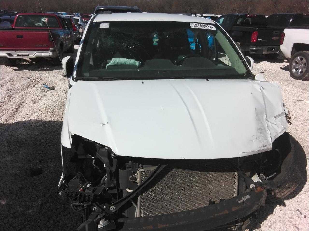 2014 Chrysler Town & Country VIN 2C4RC1BG0ER132168 Copart auction photo, all over damage thumbnail 5